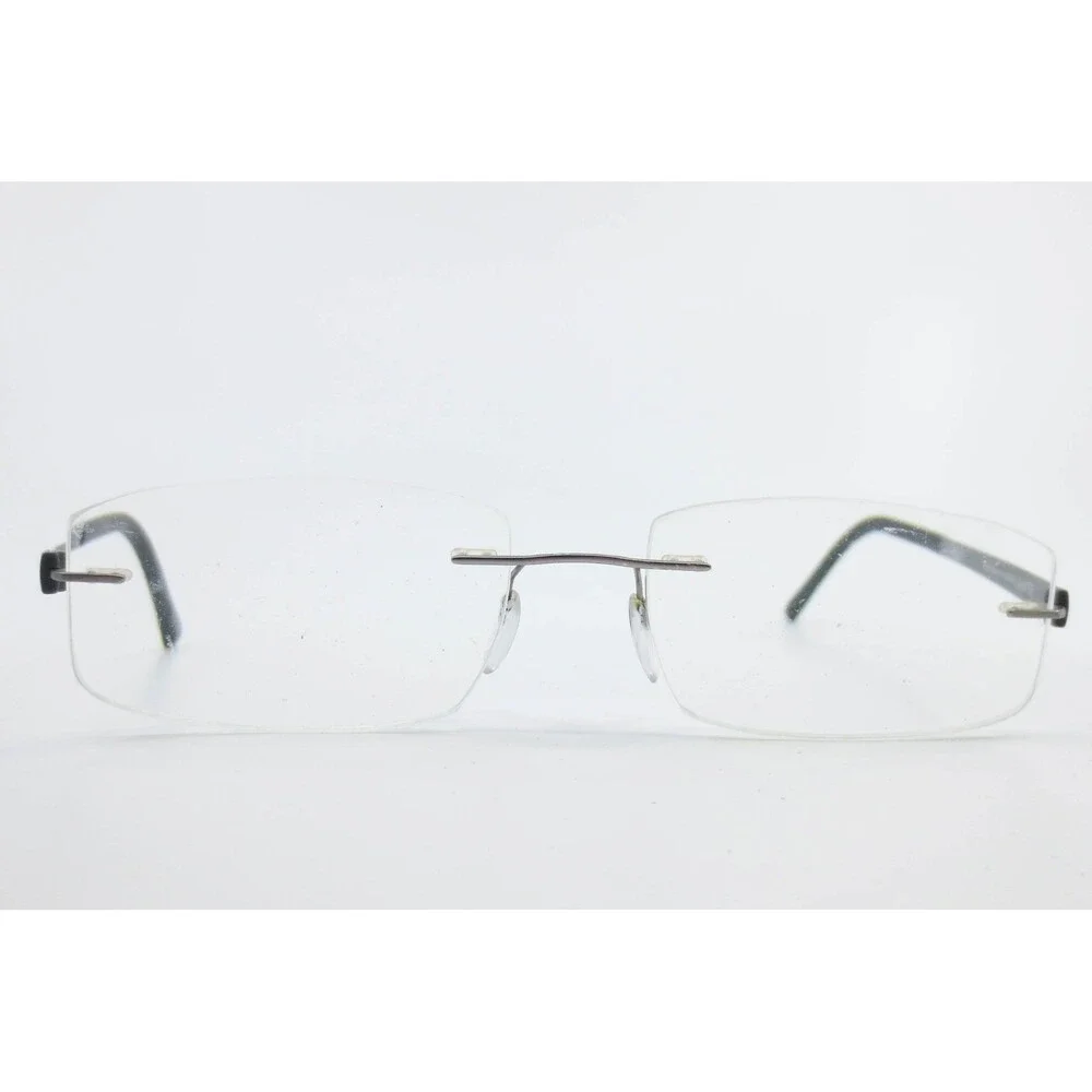 Silhouette Titan Rimless Eyeglasses Gunmetal Grey 5448 10 6050 53-19 135 Austria